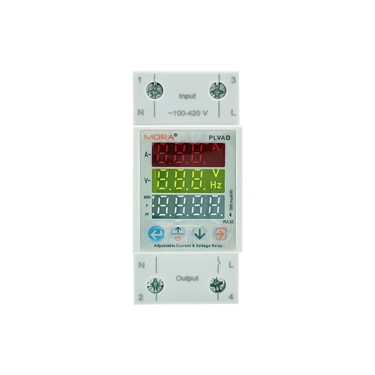 2P Digital Voltage Protector Type C na may Triple Display